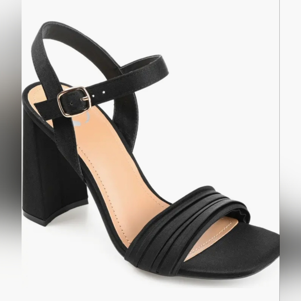 Pleated Slingback Sandal